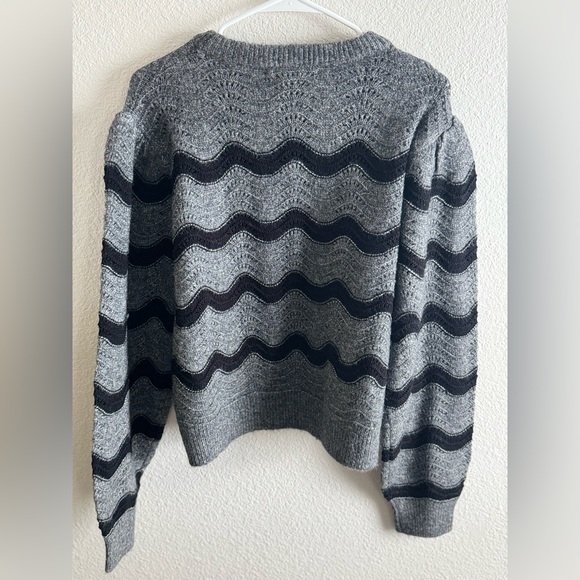 NWT Disturbia: Nave Cotton Stripe Knit Sweater - Picture 2 of 7